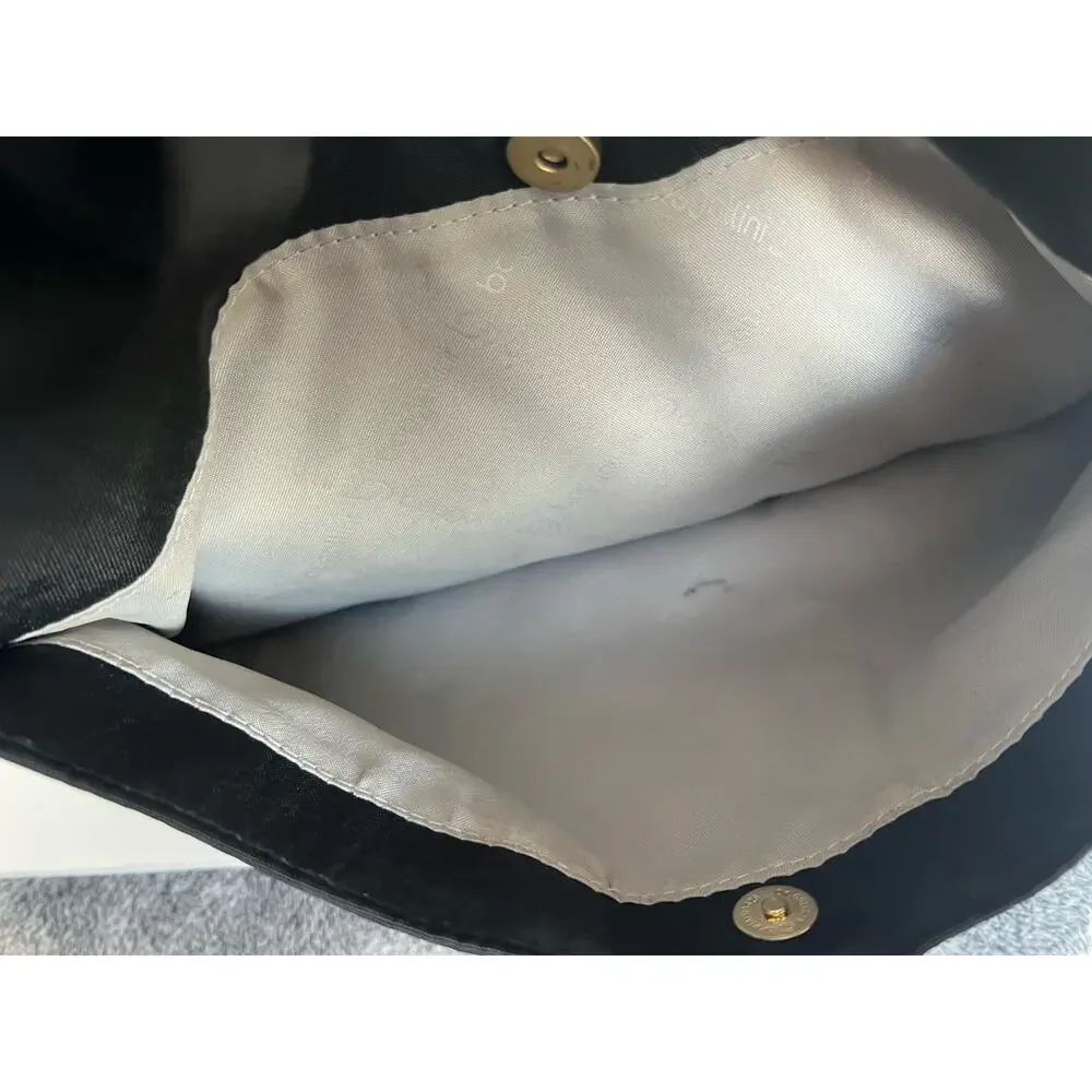 Baggallini San Marino Black‎ Nylon Satchel Tote Shoulder Travel Bag